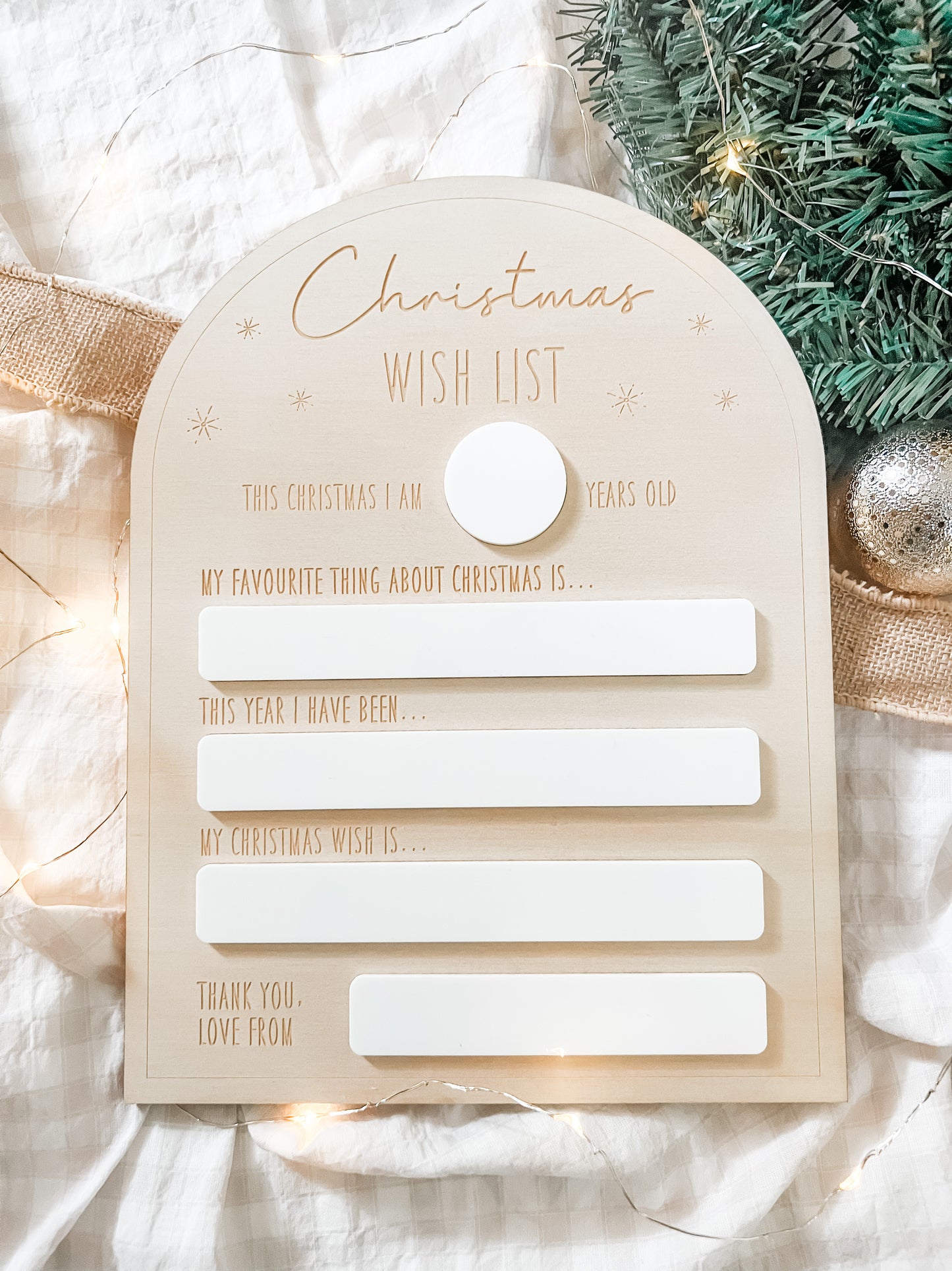 Christmas wish list