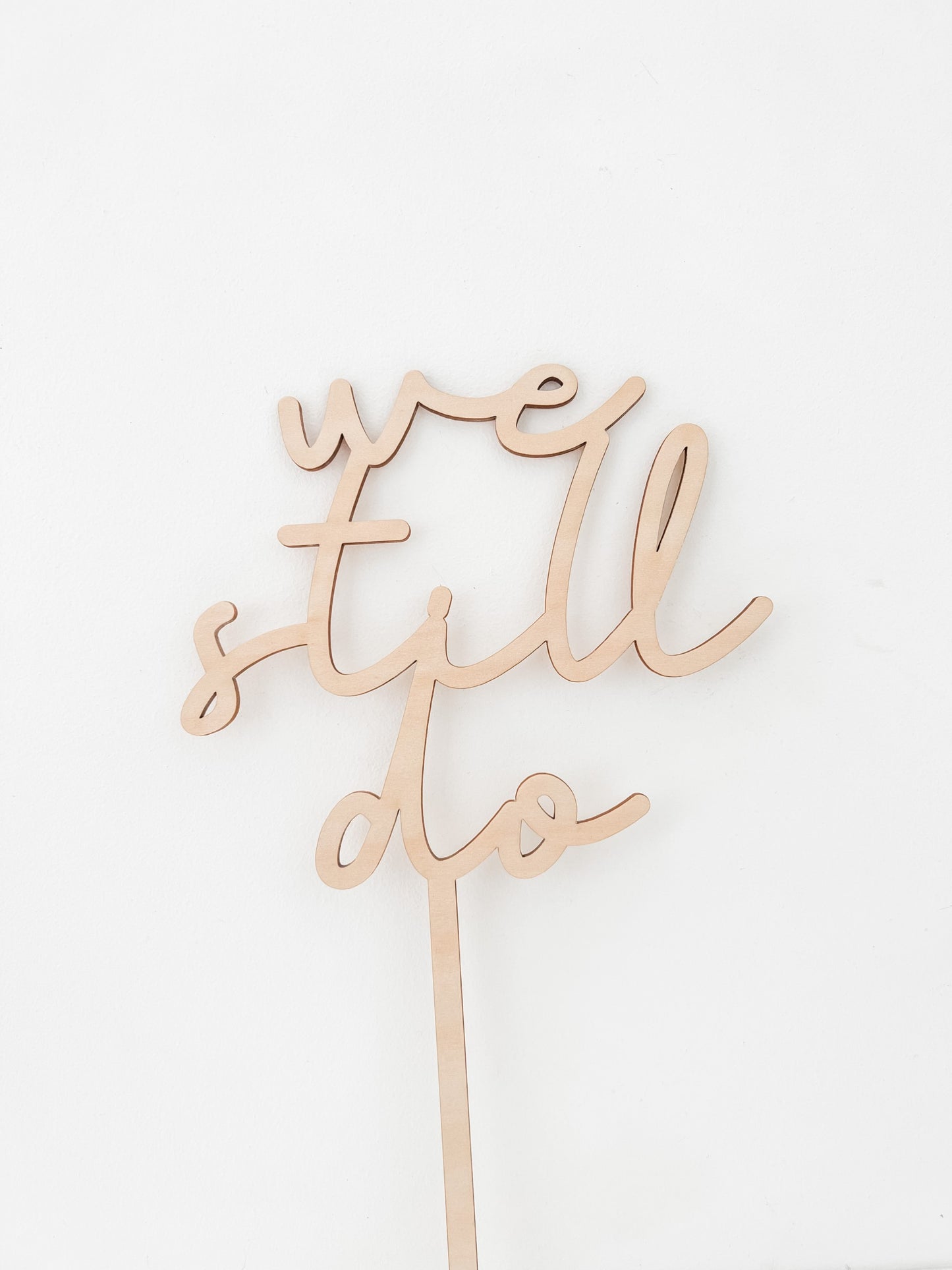We still do cake topper