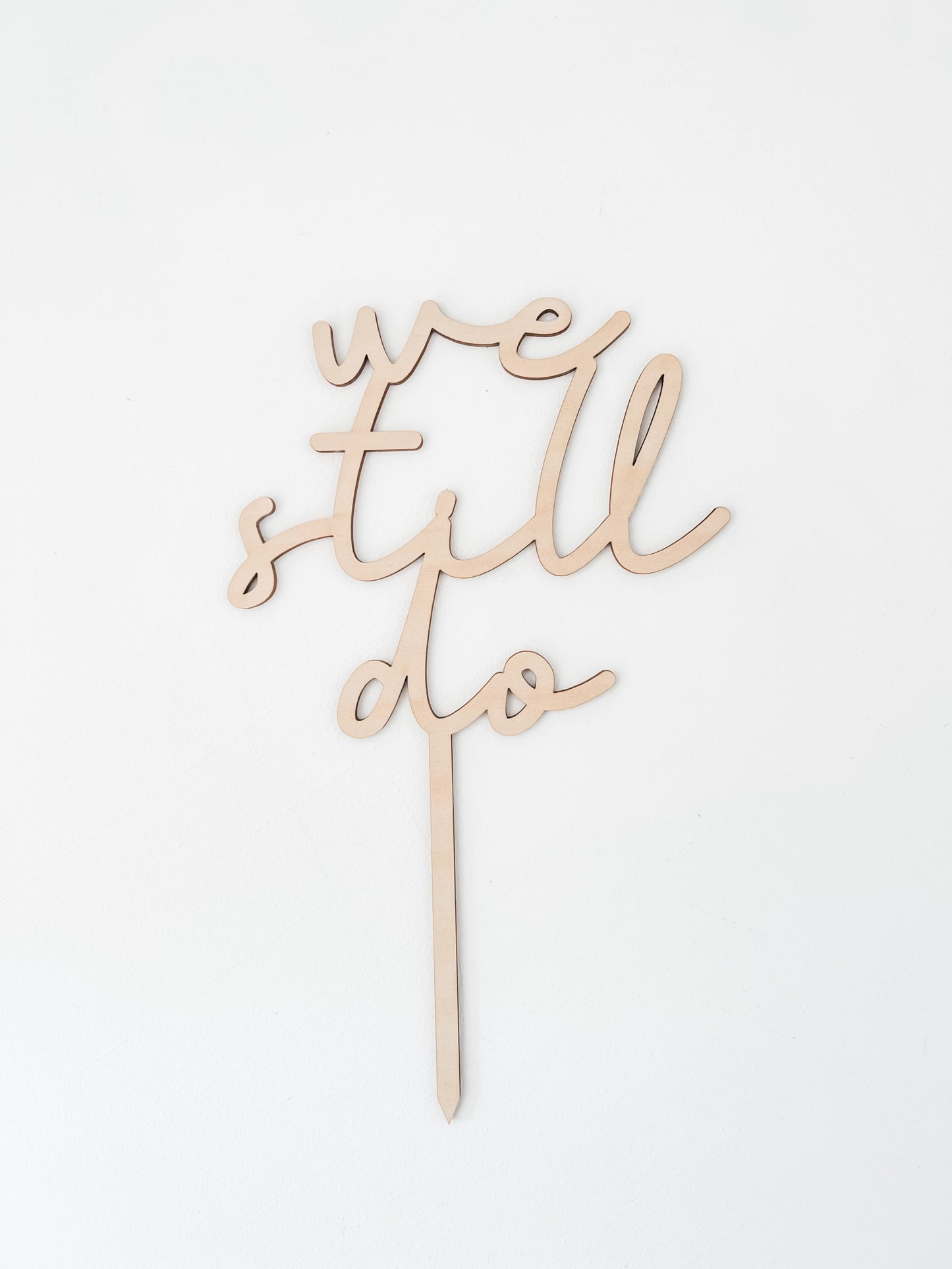 We still do cake topper
