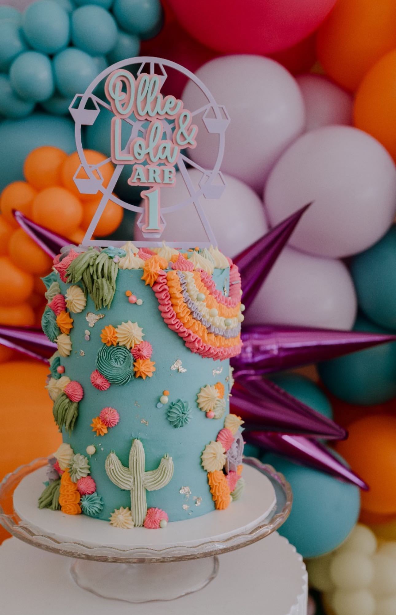 Cake topper - ferris wheel