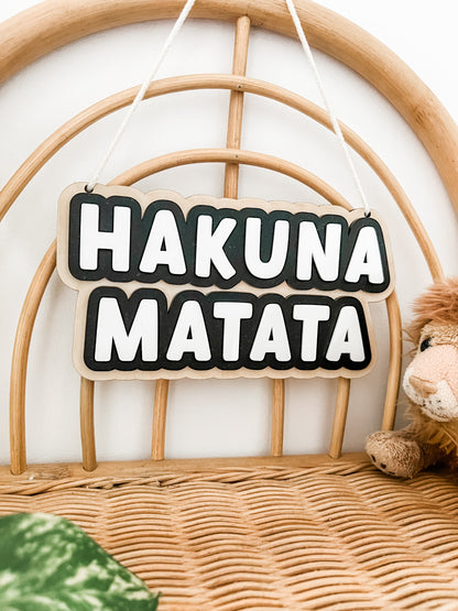 hakuna matata sign