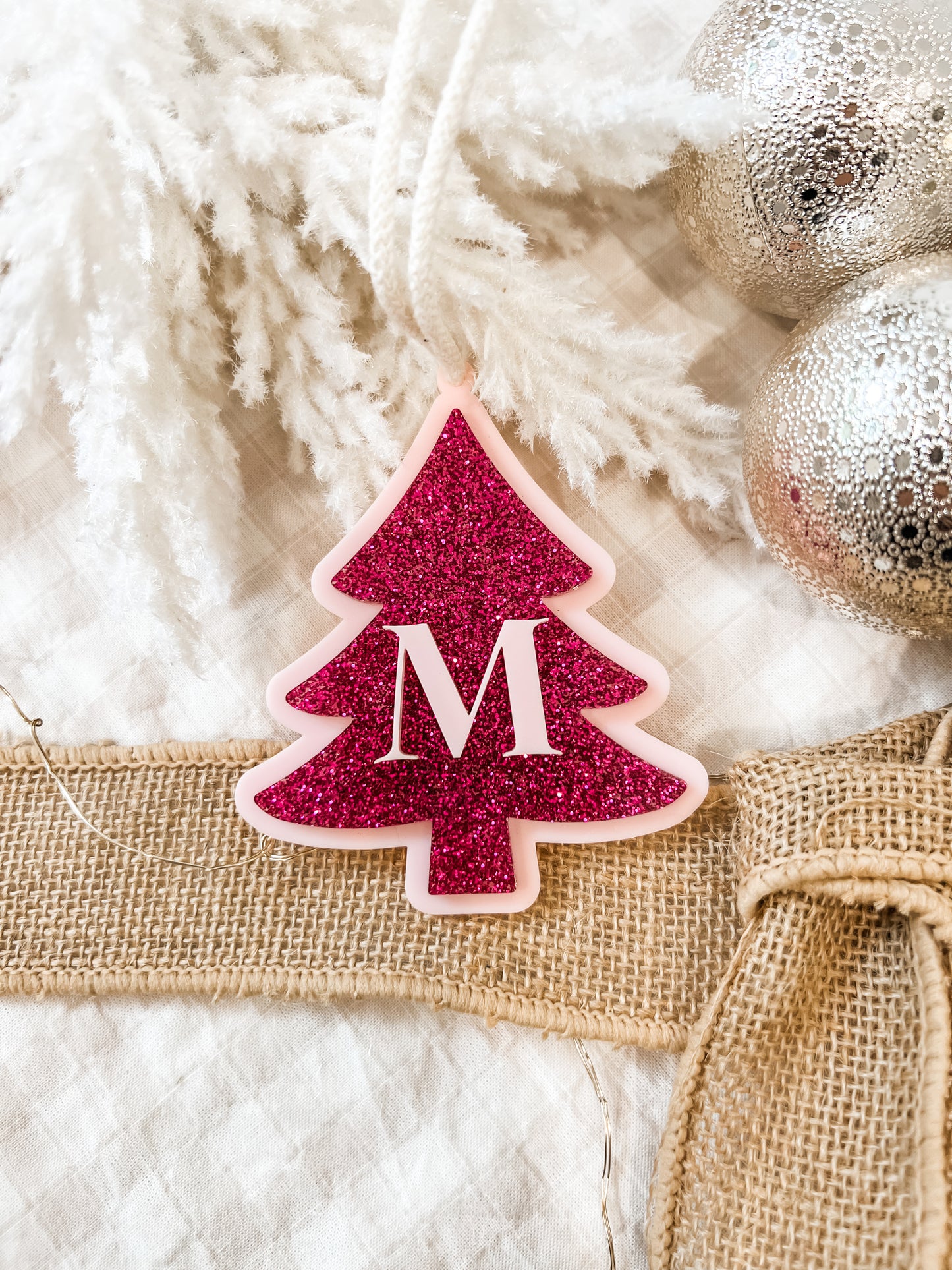 CHRISTMAS ORNAMENT - INITIAL TREE (3 LAYER)