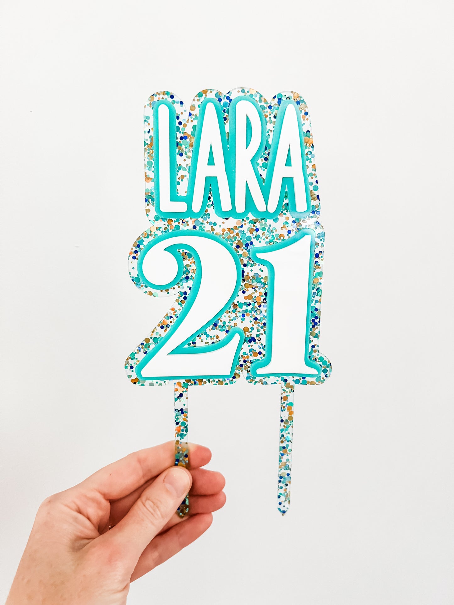 Cake Topper - Name and Age