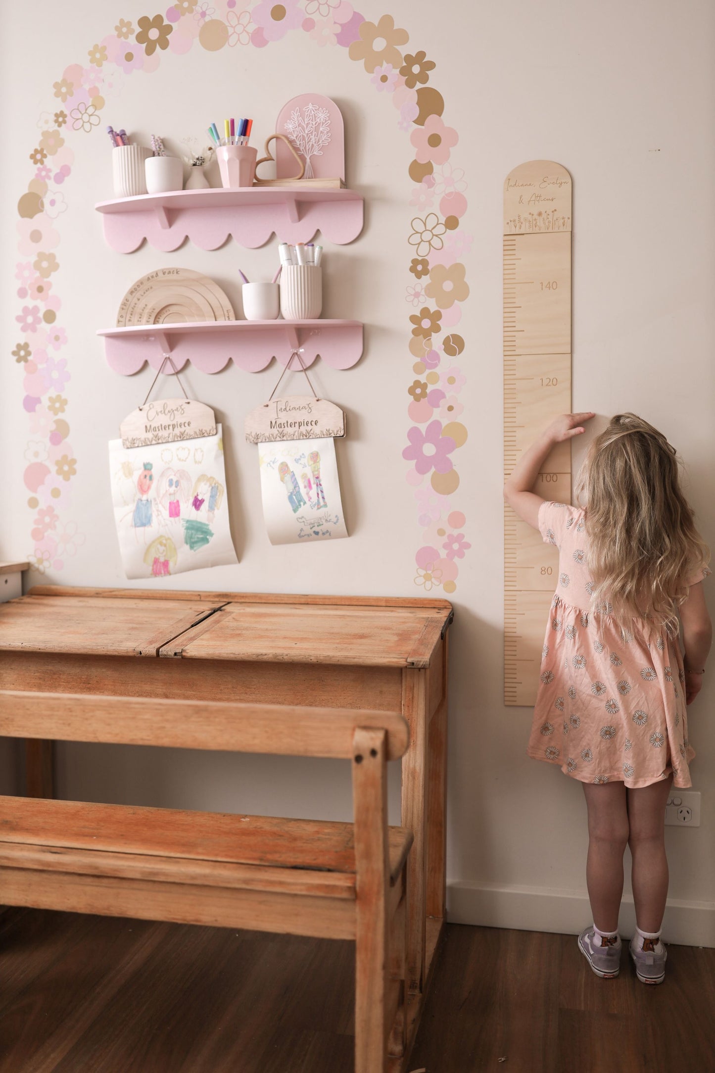Growth chart - flowers - individual names