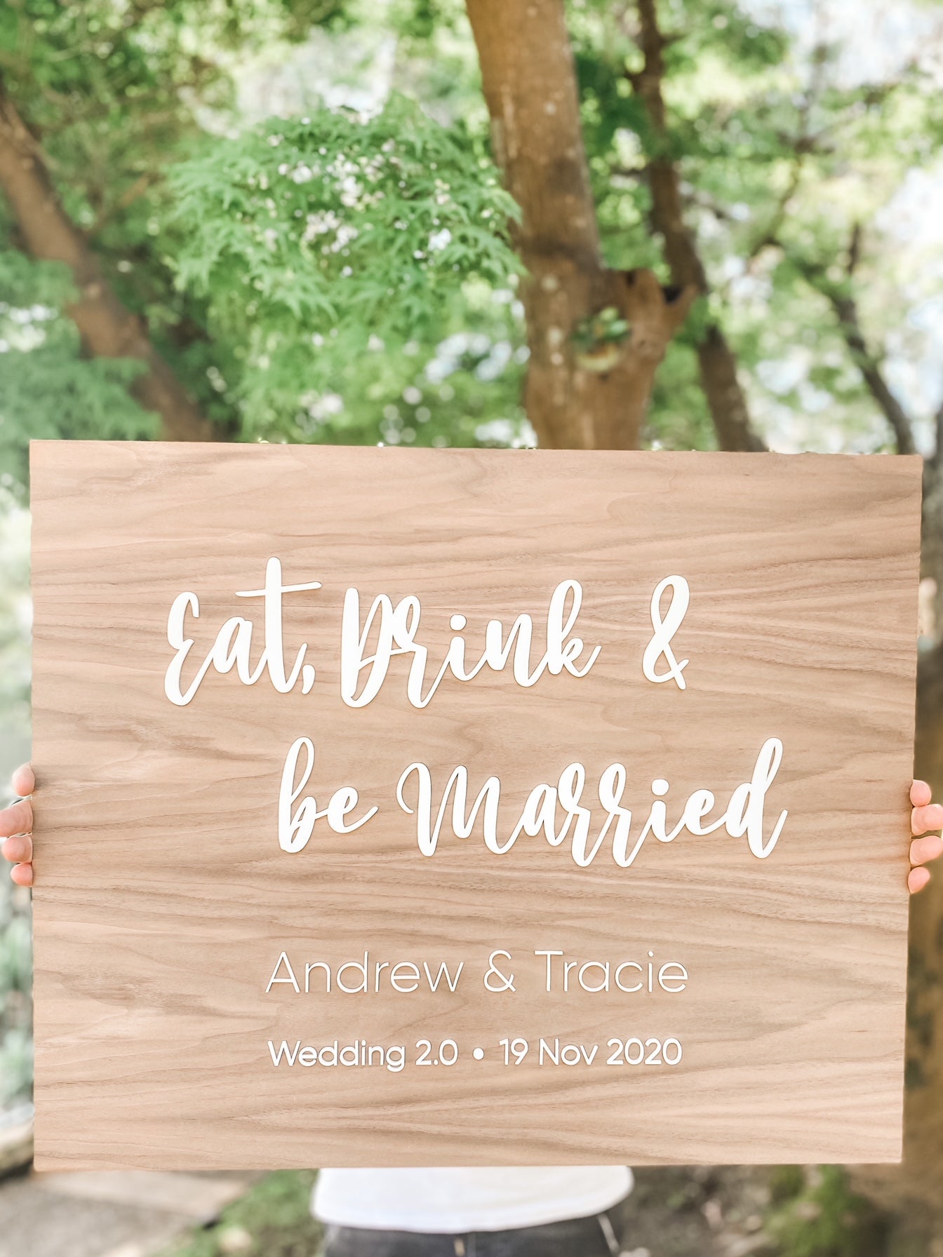 Wedding sign rectangle - custom