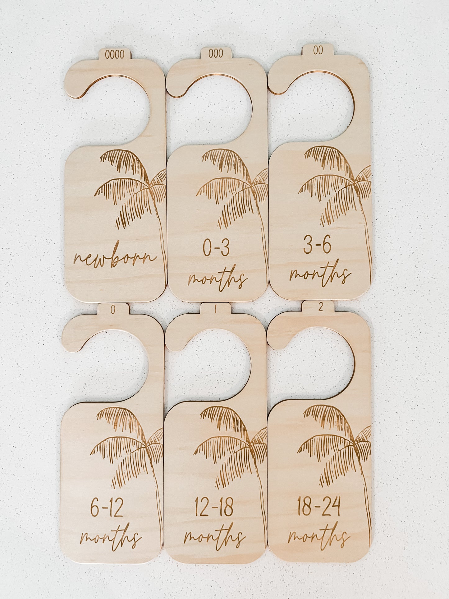 Baby wardrobe dividers - palm