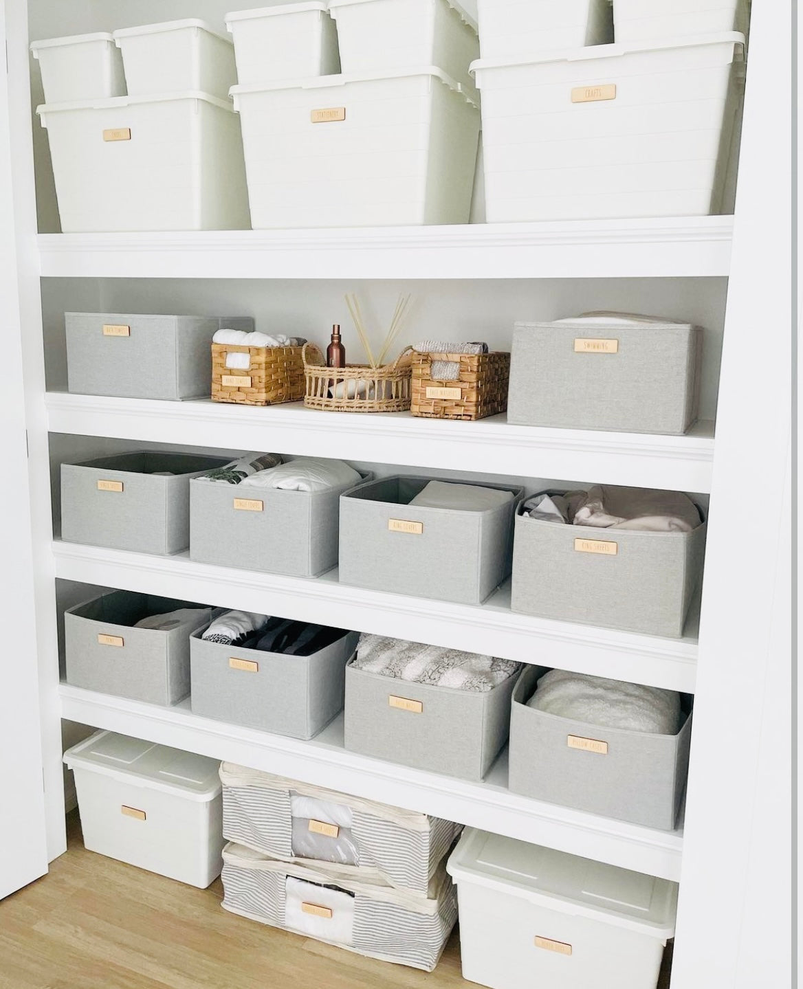 Ikea linen closet deals storage