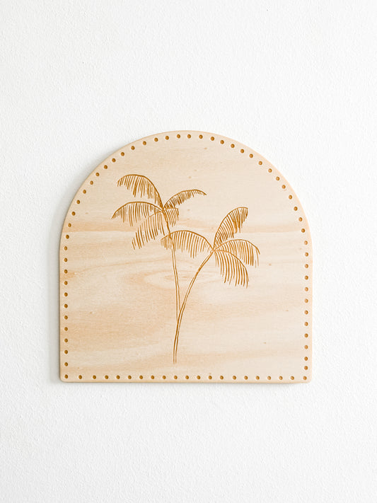 Wall plaque - palm tree