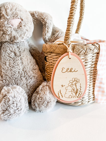 EASTER EGG BASKET TAG